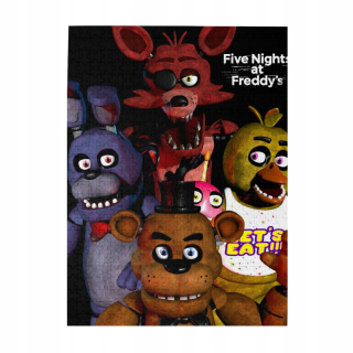 Drevené puzzle Five Nights at Freddy's 1000 ks